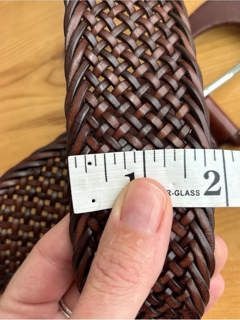 Ralph Lauren Leather Braided Belt Sz S